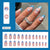 12 Sizes-24 PcsPress On Nails W1554