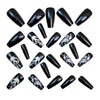 12 Sizes-24 Pcs Press On Nails Y1478