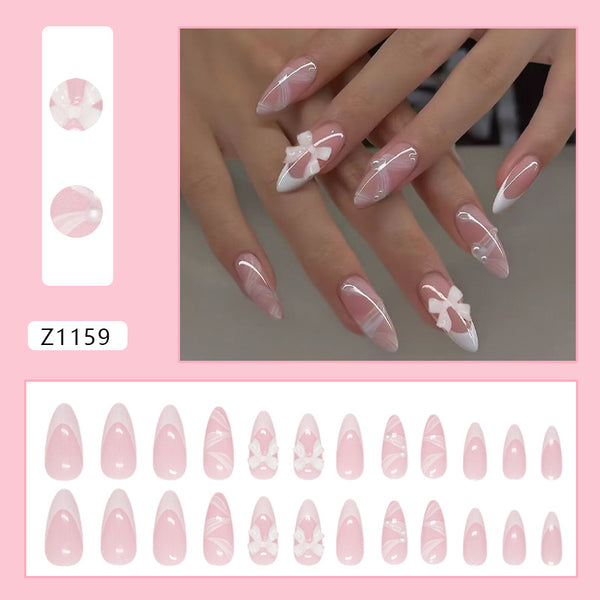 12 Sizes-24 PcsPress On Nails Z1159