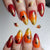 12 Sizes-24 Pcs Press On Nails Y1562