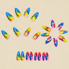 12 Sizes-24 Pcs Press On Nails Y1882