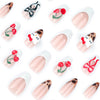 12 Sizes-24 Pcs Press On Nails JP3605