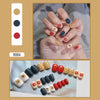 12 Sizes-24 Pcs Press On Nails R001