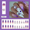 12 Sizes-24 Pcs Press On Nails W663