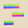 12 Sizes-24 Pcs Press On Nails Y679