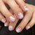 12 Sizes-24 Pcs Press On Nails JB1251