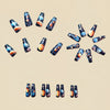 12 Sizes-24 Pcs Press On Nails Y695