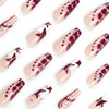 12 Sizes-24 Pcs Press On Nails JP2027