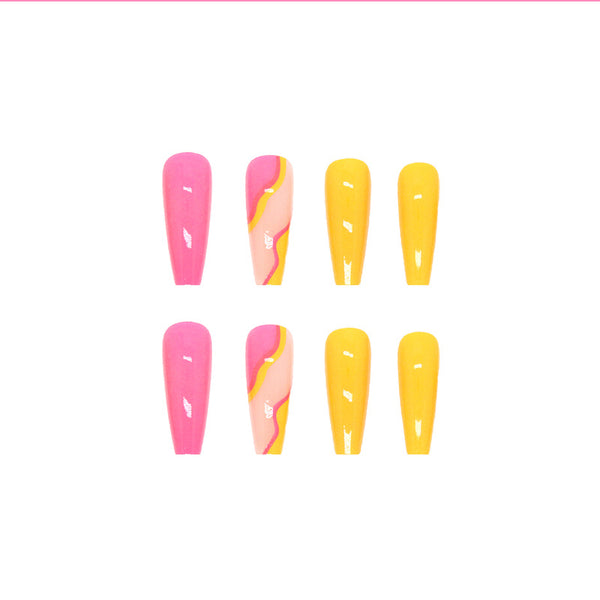 12 Sizes-24 Pcs Press On Nails W146