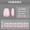 12 Sizes-24 Pcs Press On Nails FM010-01