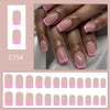 12 Sizes-24 Pcs Press On Nails C754
