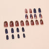 12 Sizes-24 Pcs Press On Nails W1804