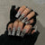 12 Sizes-24 Pcs Press On Nails JP3487