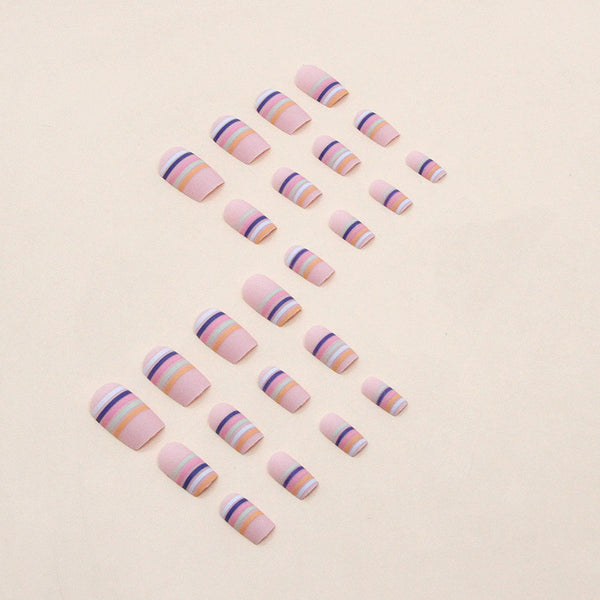 12 Sizes-24 Pcs Press On Nails W872