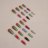 12 Sizes-24 Pcs Press On Nails W1376