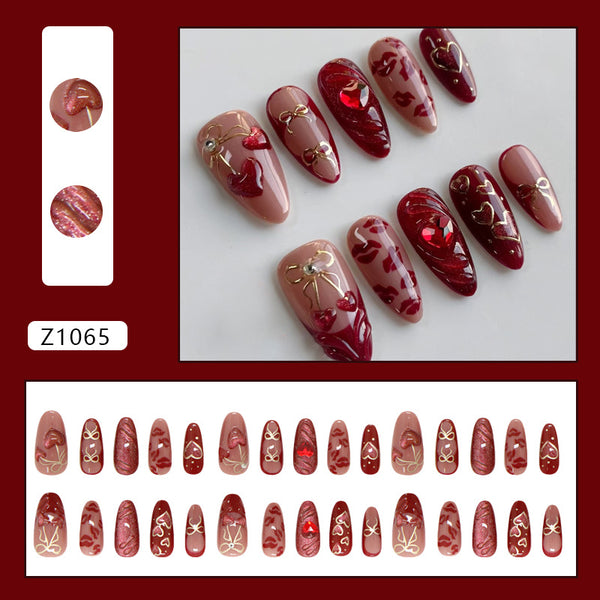 15 Sizes-30 Pcs Press On Nails Z1065