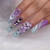 12 Sizes-24 Pcs Press On Nails Z722