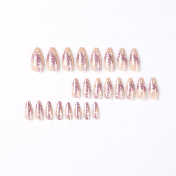 12 Sizes-24 Pcs Press On Nails JP2148