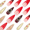 12 Sizes-24 Pcs Press On Nails JP3504