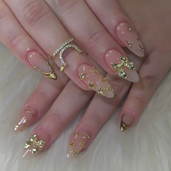 12 Sizes-24 Pcs Press On Nails JP4314