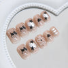 12 Sizes-24 Pcs Press On Nails R942