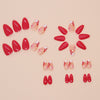 12 Sizes-24 Pcs Press On Nails W1633
