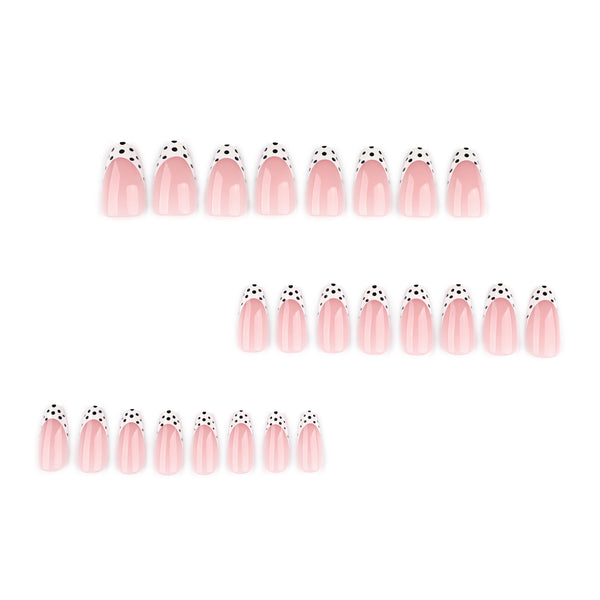 12 Sizes-24 Pcs Press On Nails JP4068