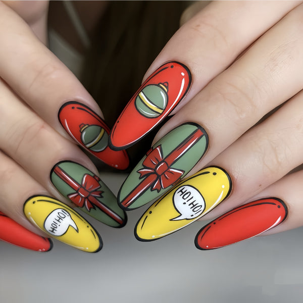12 Sizes-24 Pcs Press On Nails Y271