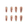 12 Sizes-24 Pcs Press On Nails W039