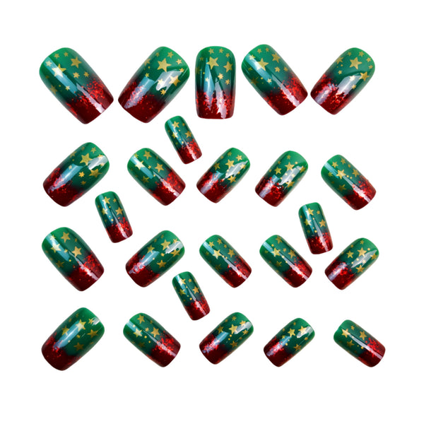 12 Sizes-24 Pcs Press On Nails Y1704
