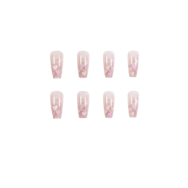 12 Sizes-24 Pcs Press On Nails JP1079