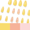 12 Sizes-24 Pcs Press On Nails JP1692
