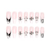 12 Sizes-24 Pcs Press On Nails JP1598