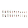 12 Sizes-24 Pcs Press On Nails W711