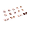 12 Sizes-24 Pcs Press On Nails R628
