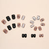 12 Sizes-24 Pcs Press On Nails Z599