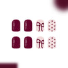 12 Sizes-24 Pcs Press On Nails C1379