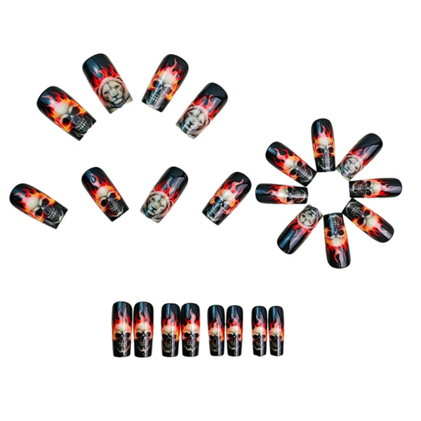 12 Sizes-24 Pcs Press On Nails y2047-24