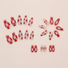 12 Sizes-24 Pcs Press On Nails W1878