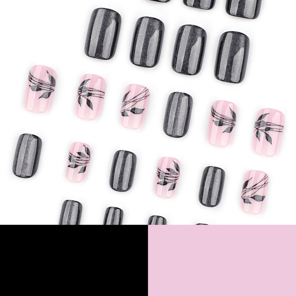 12 Sizes-24 Pcs Press On Nails JP3944