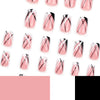 12 Sizes-24 Pcs Press On Nails JP3381