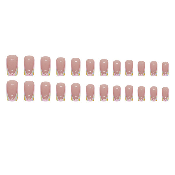 12 Sizes-24 Pcs Press On Nails W1342
