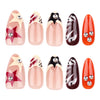 12 Sizes-24 Pcs Press On Nails JP4041