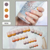 12 Sizes-24 Pcs Press On Nails R041