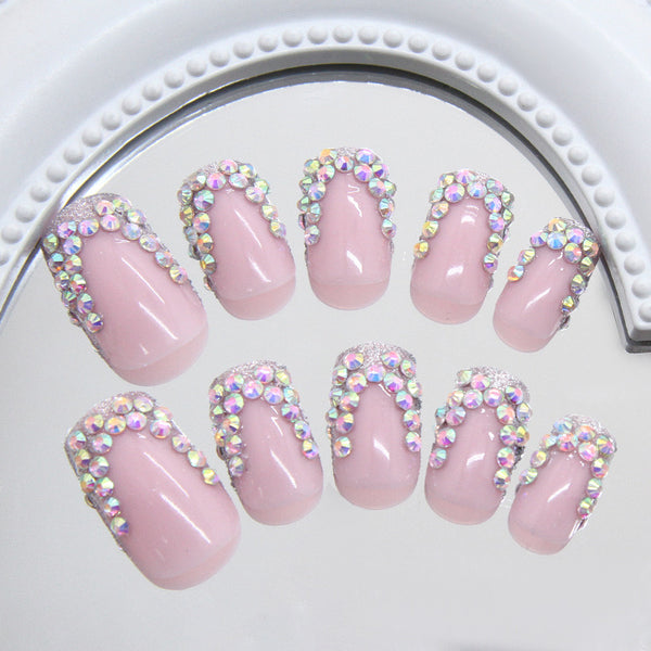 12 Sizes-24 Pcs Press On Nails Z1038