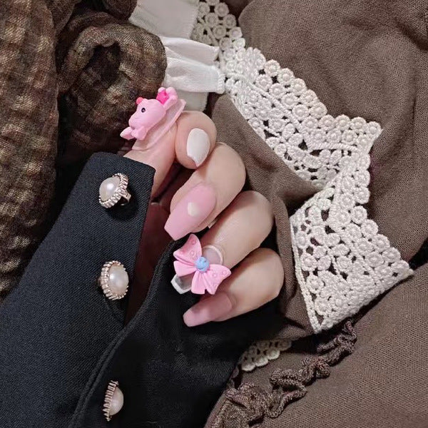 12 Sizes-24 Pcs Press On Nails JP1385