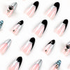 12 Sizes-24 Pcs Press On Nails JP2255