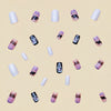 12 Sizes-24 Pcs Press On Nails Y148