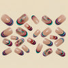 12 Sizes-24 Pcs Press On Nails Y1547