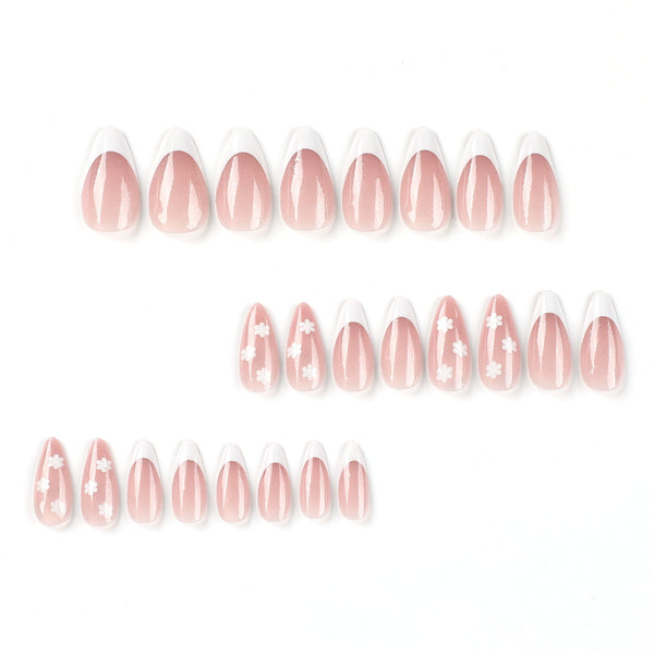 12 Sizes-24 Pcs Press On Nails JP2554